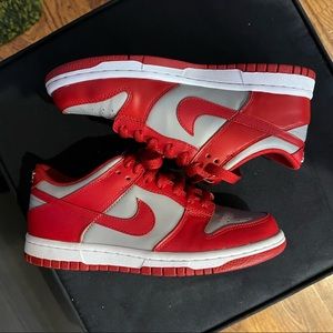 Dunk Grey Varsity Red 4.5
